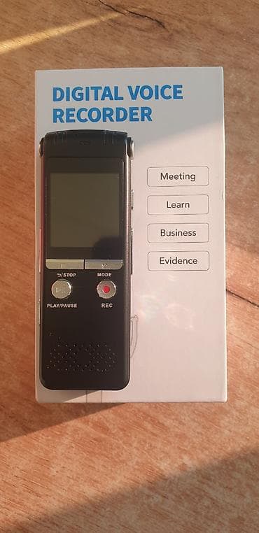 Diktofonlar: Rəqəmsal Səs Yazıcı – Model: D06 Xüsusiyyətlər: - 32 GB daxili yaddaş — 1