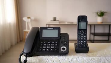 Panasonic masaüstü və simsiz telefon dəsti - Brend: Panasonic - Dəst