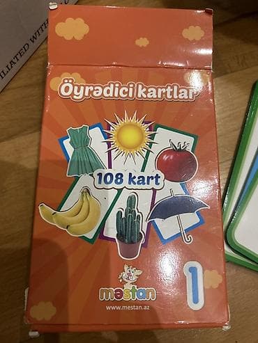 be: Məstan brendi “Öyrədici kartlar” dəsti - Dəstdə 108 ədəd iri ölçülü — 3