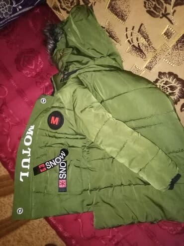 детская зимняя парка: Uşaq üçün qışlıq parka - Rəng: zeytun-yaşıl Uşaq gödəkçəsi Şəki — 6