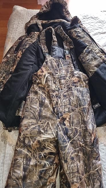 balıqçı ləvazimatları: URSUS brendi qışlıq kamuflyaj dəsti Ovçular üçün,çox galın. Super — 1
