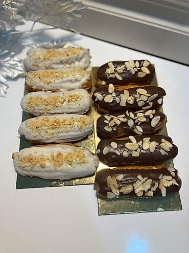 masin tortlari instagram: Eklər assortimenti - Yüngül və hava kimi şu xəmiri ilə hazırlanmış — 1