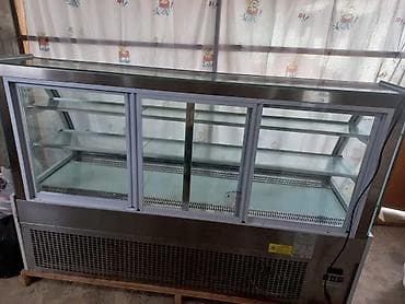 Mağaza vitrin soyuducusu – şüşəli vitrindən ibarət peşəkar soyutma — 3