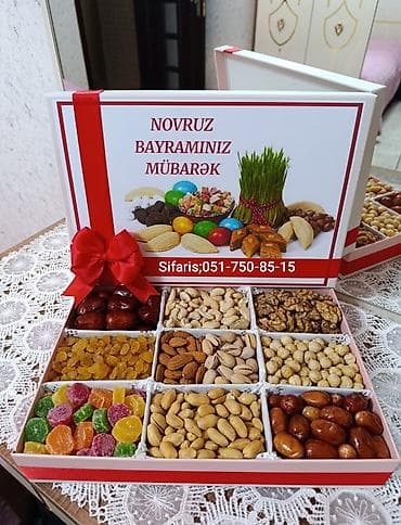 bayram xoncalari: Novruz cerez xoncalari sifarisle hazirlanir.Sifarisler indiden — 1