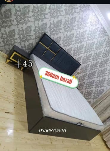 tek neferlik krovat: İkinəfərlik, Bazasız, Pulsuz matras, Siyirməsiz, Rusiya — 5