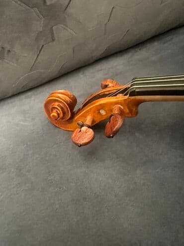 skripka 4 4: Skripka dəsti - 4/4 ölçülü skripka (tam ölçü). Qızılı-qəhvəyi lütye — 6