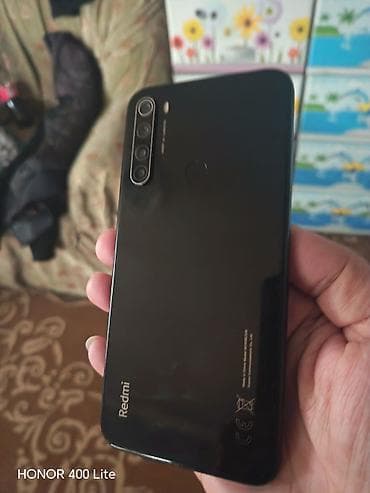 çat: Redmi Note 8, 64 GB, rəng - Qara, Barmaq izi — 7