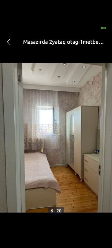 kirayə evlər xutor: Masazırda 2 yataq otağı + 1 mətbəxli mənzil. Xüsusiyyətlər: - Geniş — 3