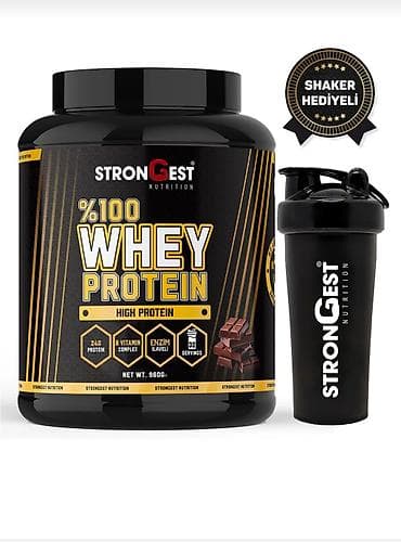 Strongest Nutrition %100 Whey Protein💪🏻 (960 qr) 24 qr Zülal