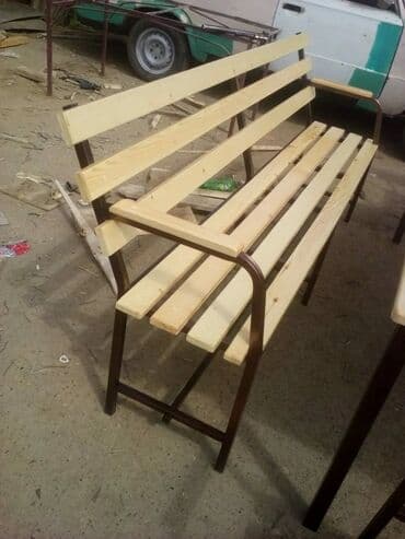 Bağ, çöl masa və oturacaq dəstləri: Yeni, Dördbucaq masa, 9 stul, Açılmayan, Stullar ilə, Metal, Azərbaycan — 3