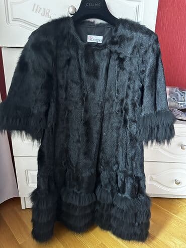 Kürk, Valentino, S, rəng - Qara