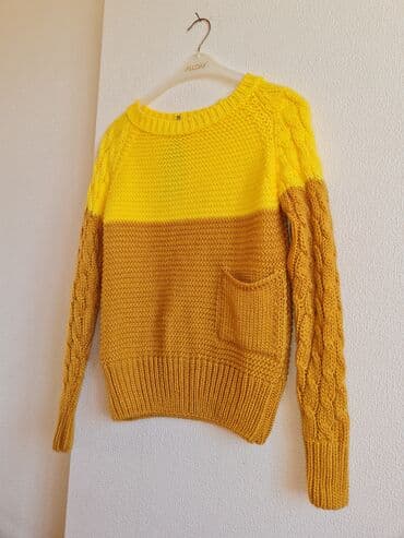 qadin jaket modelleri: Sviter, S (EU 36), rəng - Sarı — 3