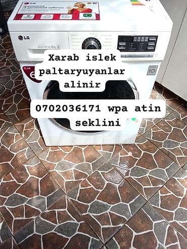 paltar utusu: Xarab və işlək paltaryuyanların qəbulu xidməti - Hər marka və model — 1