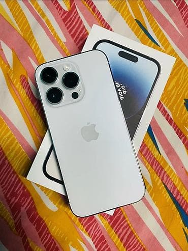 IPhone 14 Pro, 128 GB, Ağ, Simsiz şarj, Face ID, Sənədlərlə