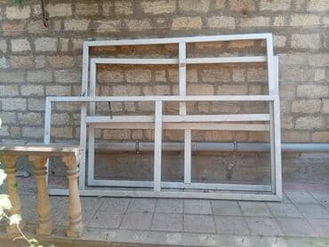 işlənmiş kombi radiatorları: (Eni) pəncərə cərcivəsi(1.65×2.37) 1əd pəncərə cərcivəsi (1.38×2.95) — 3