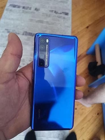 telefin: Huawei P40 Pro, rəng - Mavi, Barmaq izi — 3