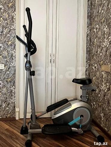 velotrenajor kredit: Elliptik trenajor, oturacaqlı və hərəkətli qolları ilə təchiz — 1