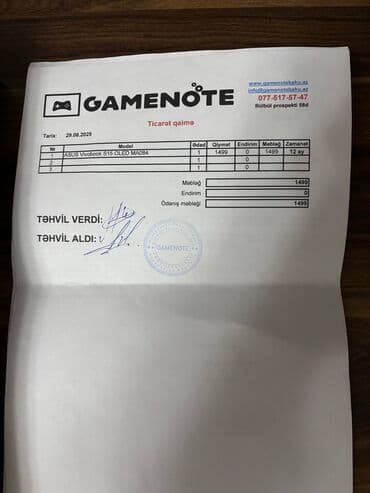 MSI: Ekran: 15.6" 3K OLED 120Hz Prosessor: Intel Core Ultra 5 125H — 8