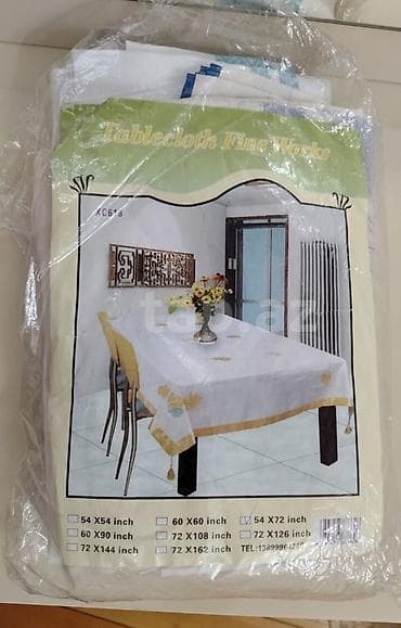 Скатерти: Новый цвет - Белый Скатерть, Самовывоз — 1