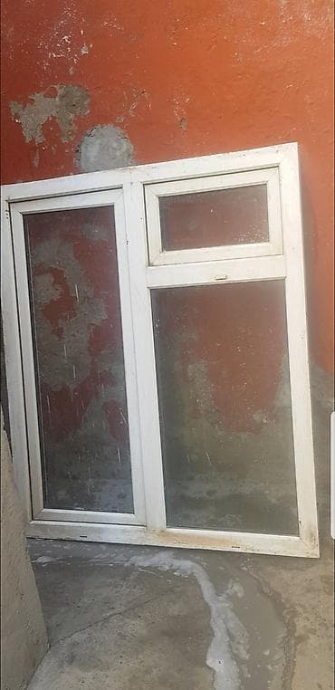 pencere plastik: PVC pəncərə çərçivələri və şüşə paketlər - Material: ağ rəngli PVC — 1