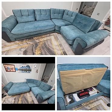 Perladan künc divan. 560 AZN. Açılır bazalı təqribi ölçü 3*2 Yeni