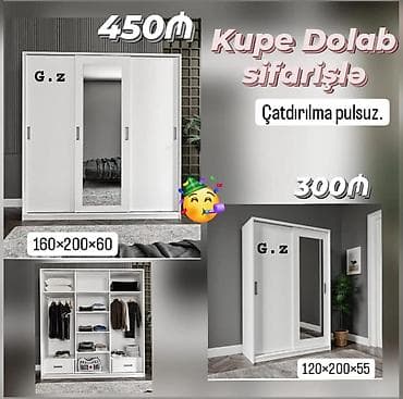 Dolab yeni qarderob paltar dolabı güzgülü