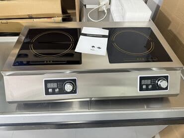 induksiya: Плита Индукционная, Настольная, 2 конфорки, Новый — 2