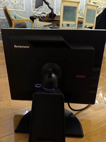 manitor kompyuter: Lenovo ThinkVision LCD monitor Yeni Kimidir Az İşlenib,Ofis Ve oyun — 3