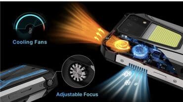 iphone 16 2 ci el: Unihertz Tank 2 Pro, daxili DLP projektoru, 23800 mAh nəhəng — 6