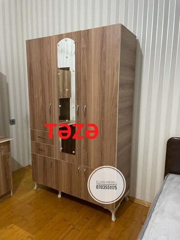 şifoner dolab: Yeni, Açılan, 3 qapılı Düz dolab, Şifonyer, Azərbaycan — 7