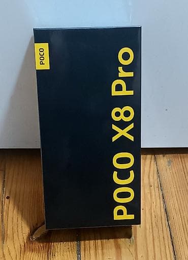 philips xenium 9@9h: Poco X8 Pro, 512 GB, rəng - Ağ, Zəmanət, Sensor, Barmaq izi — 1