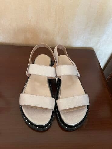 босоножки 27 размера: Размер: 39, цвет - Бежевый, Новый — 1