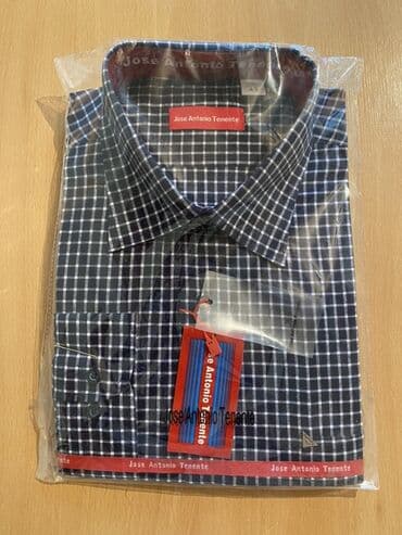 kisi geyimleri 2021: Köynək, 2XL, rəng - Göy — 1