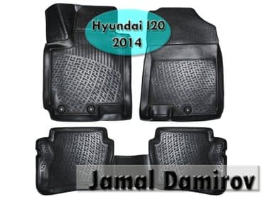 ayağaltı: Hyundai i20 2014 üçün poliuretan ayaqaltılar. Полиуретановые коврики — 1