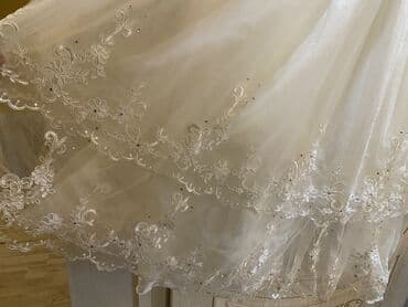 ağ don: Gelinlik (texmini 9-11yas)(yenidir demek olarfata hediyye) — 6