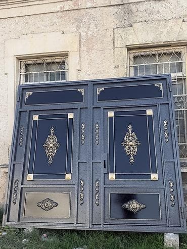 qapi darvaza: Yeni Dəmir Həyət darvazası, Yana açılan, 290 m, Mexaniki, Qapı ilə, Kredit var, Ödənişli quraşdırma, Ünvandan götürmə, Ödənişli çatdırılma, Rayonlara çatdırılma — 1