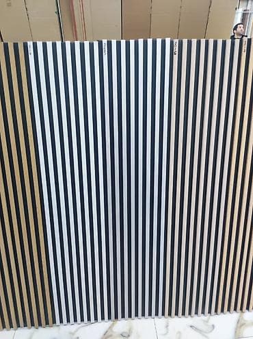 daraq panel: Dekorativ akustik lamell panellər - Material: PVC əsaslı lamell — 1