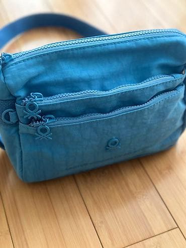 Çantalar: BENETTON çanta göy renk, təzə kimi bir dəfə istifadə olunub — 5