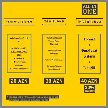 массаж на дом в баку: Butun kampüterlerin temizlenmesi format atılması sistem yazılımı — 1