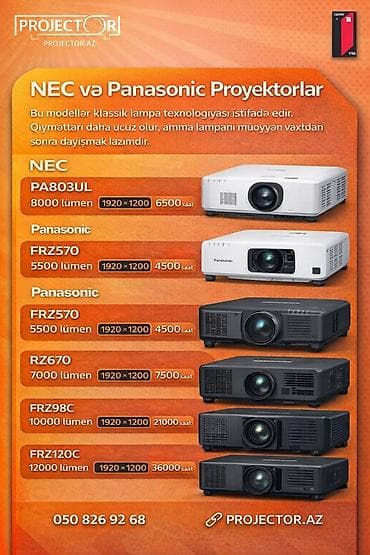 İşlənmiş Qısa fokuslu Proyektor Epson, Ödənişli çatdırılma — 6