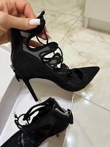 Tuflilər: Zara klassik stilettolar - Rəng: qara - Ölçü: 36 - Ucluq: iti burun - — 1