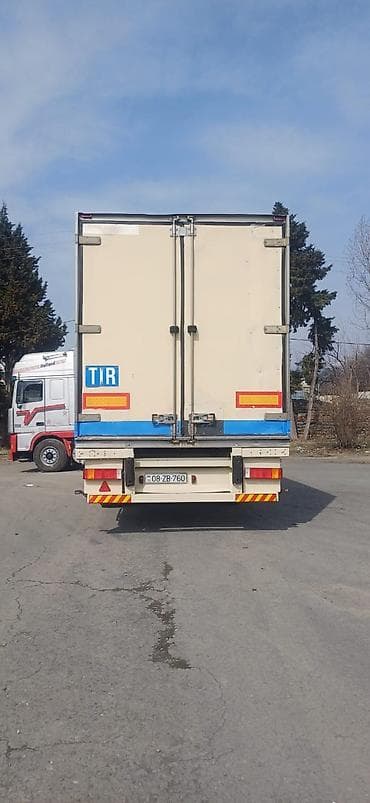 Refrijerator tipli yarımqoşqu - Üç oxlu, pnevmatik asqı - Korpus