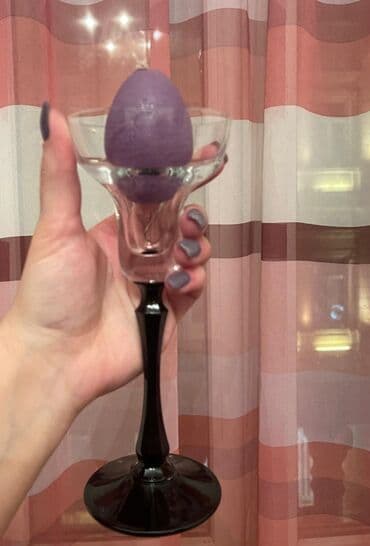 подарок женщине: Подсвечник чехия стекло 10 м свечка в подарок — 2