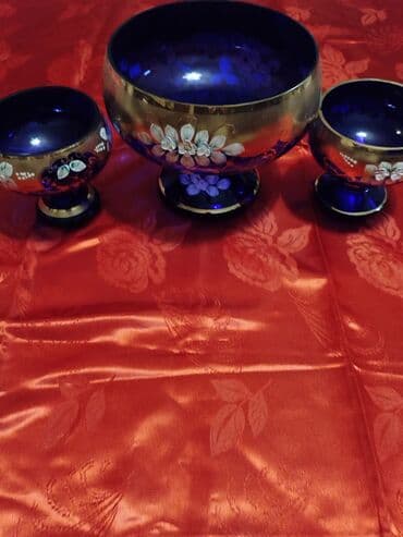 вазы для цветов чехия богемия: Набор ваз, Богемское стекло — 1