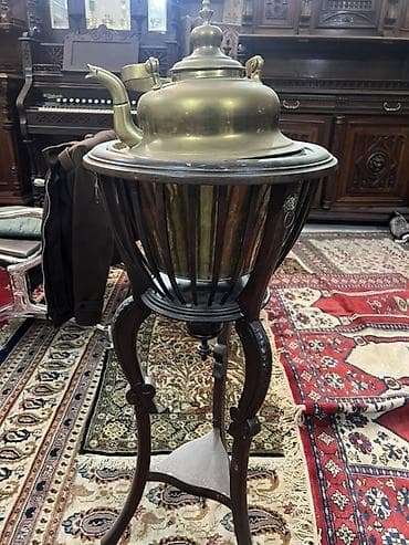 Qədim samovar, 1900 il, Mis, Vəziyyəti: Əla — 2
