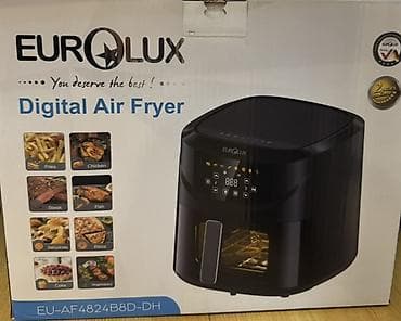 ariston ehtiyat hisseleri: EUROLUX Digital Air Fryer – EU-AF4824B8D-DH Yenidir.Ana üçün hədiyyə — 1