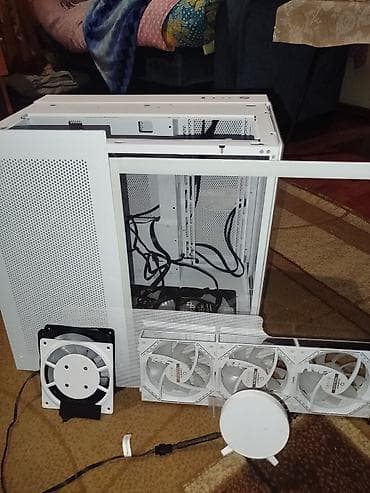 Sərt disklər (HDD): GameMax ağ rəngli kompüter korpusu + soyutma ventilyatorları dəsti — 3