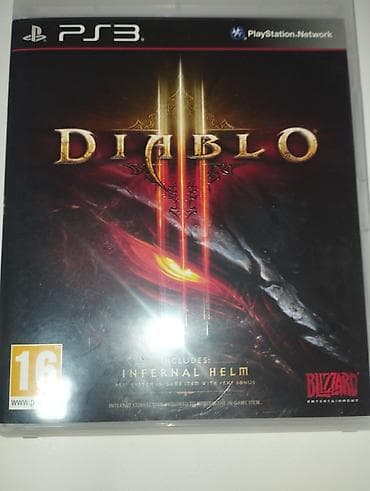 hard disk: PS3 Original Diablo III | Qutu + Kitabça + Bonus Code - Platforma — 2