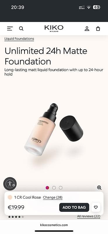 KIKO Milano Unlimited Foundation – N60 İstanbul İstinye Park Kiko — 5