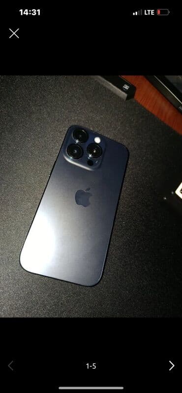 Apple iPhone: IPhone 15 Pro, 256 ГБ, Голубой, Face ID — 4
